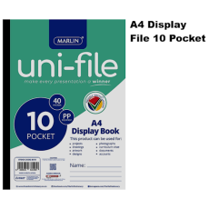 Marlin Uni-file Display Files 10 pocket
